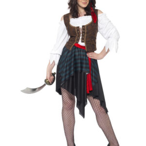 Pirate Lady Costume, Brown