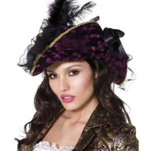 Fever Marauding Pirate Hat, Purple