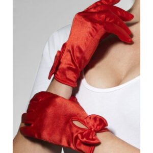 Gloves, Short, Red