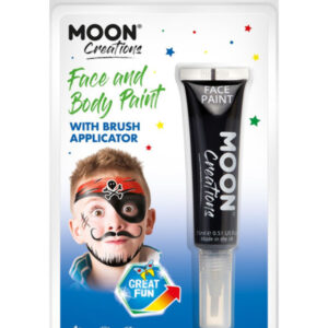 Moon Creations Face & Body Paints, Black
