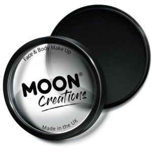 Moon Creations Pro Face Paint Cake Pot, Black