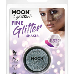 Moon Glitter Classic Fine Glitter Shakers, Silver