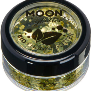 Moon Glitter Bio Chunky Glitter, Gold
