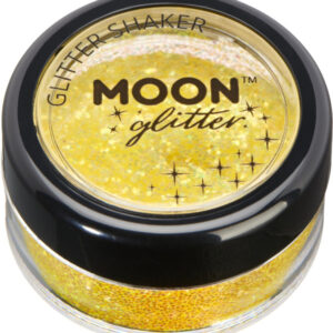 Moon Glitter Iridescent Glitter Shakers, Yellow