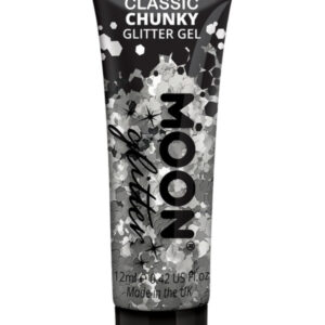 Moon Glitter Classic Chunky Glitter Gel, Silver